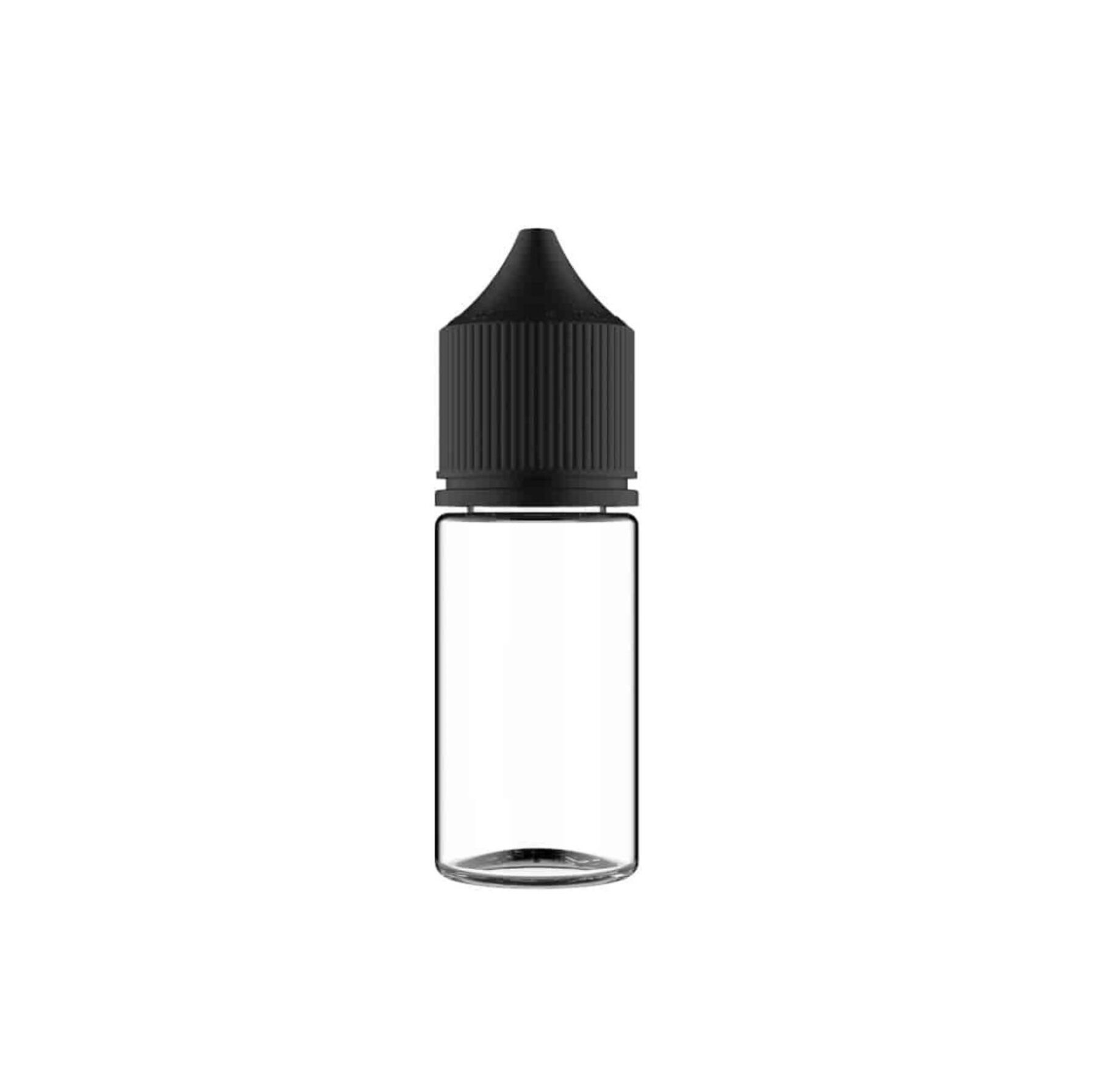Likit Şişesi Gorilla 30 ml Şeffaf Şişe Siyah Kapak 100 adet