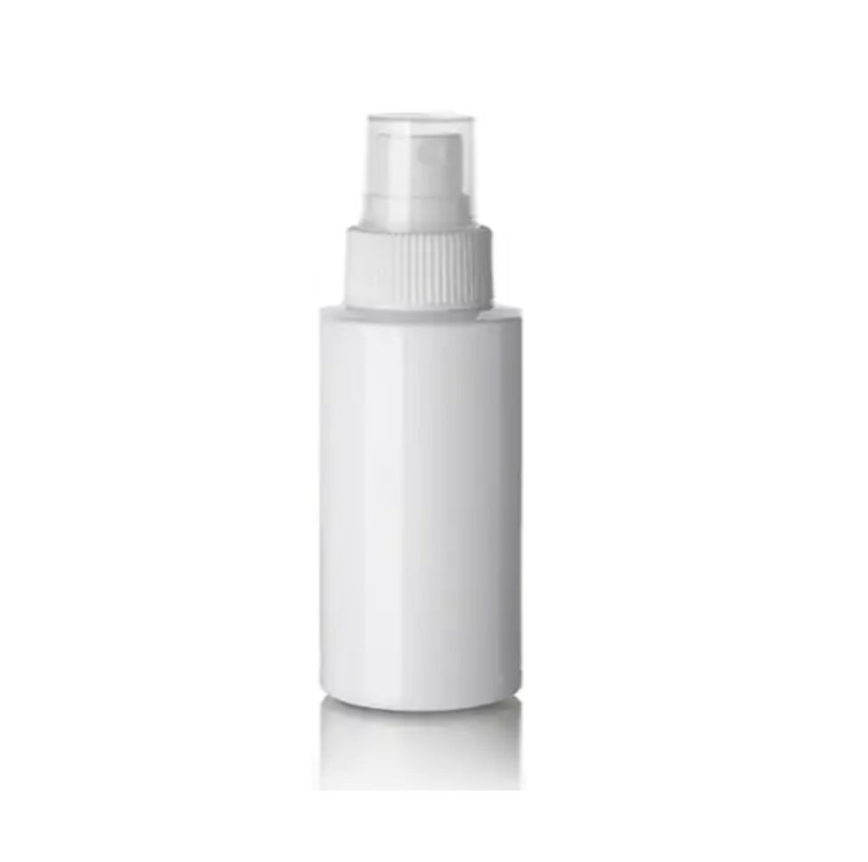 150 ML BOTTLE HDPE WHITE COLOR WITH SPRAY HEAD 24 MOUTH