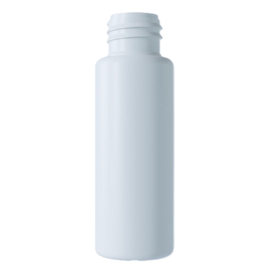 60 ML CYLINDER BOTTLE HDPE 24 MOUTH