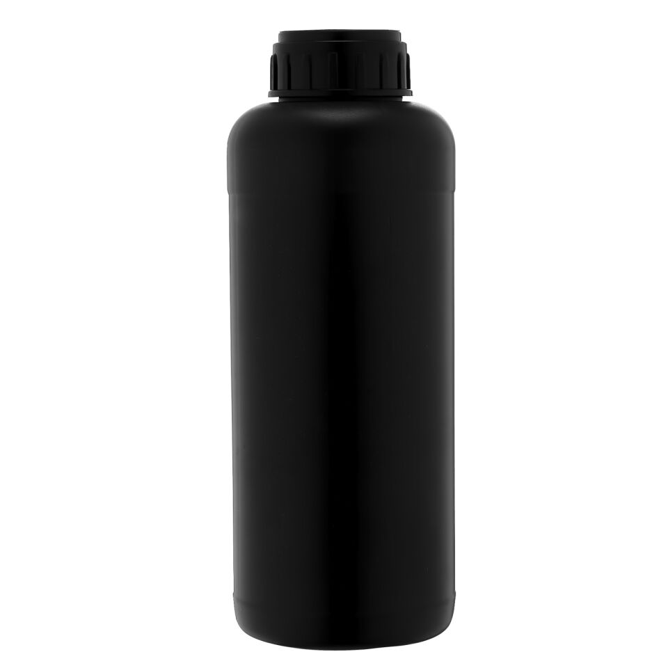 1000 مل عينة زجاجة لون أسود 1 لتر زجاجة زراعية HDPE 50 الفم