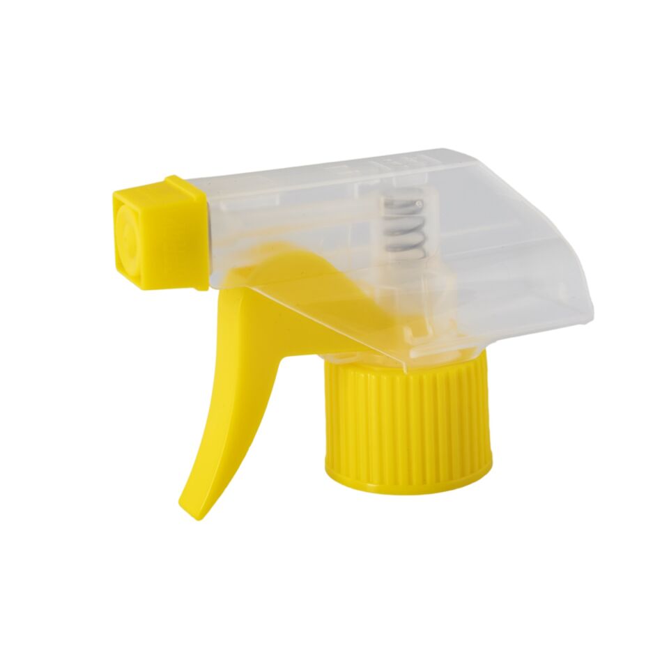 TRIGER SPRAY 28 MM YELLOW TRANSPARENT