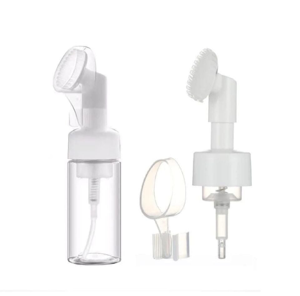 FIRÇALI KÖPÜK YAPICI PET ŞİŞE VE BAŞLIK 150 ML PET ŞEFFAF