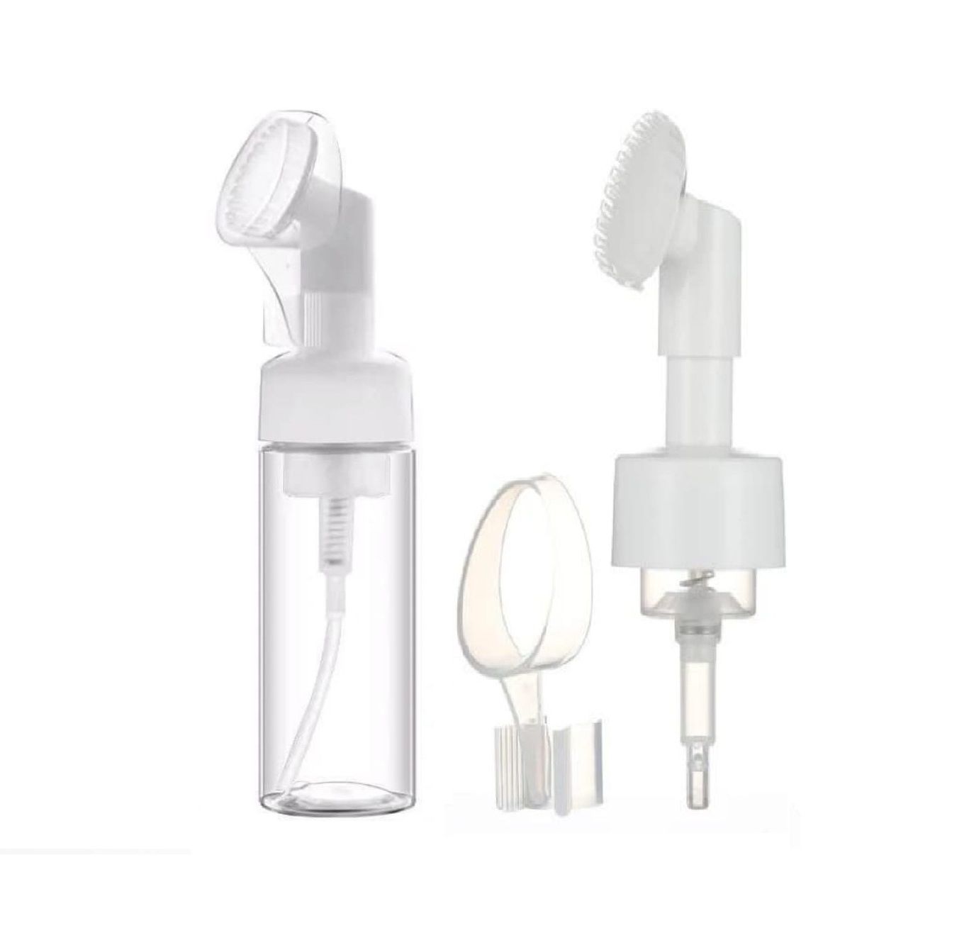FIRÇALI KÖPÜK YAPICI PET ŞİŞE VE BAŞLIK 200 ML PET ŞEFFAF