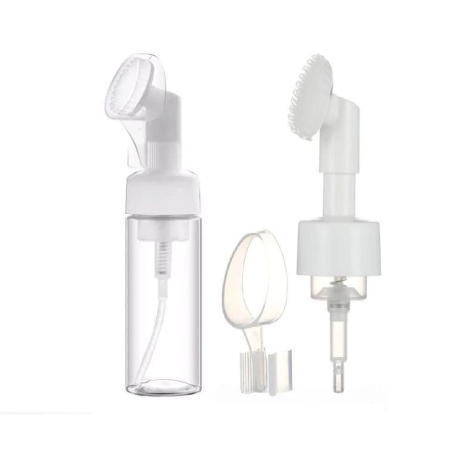 FIRÇALI KÖPÜK YAPICI PET ŞİŞE VE BAŞLIK 200 ML PET ŞEFFAF