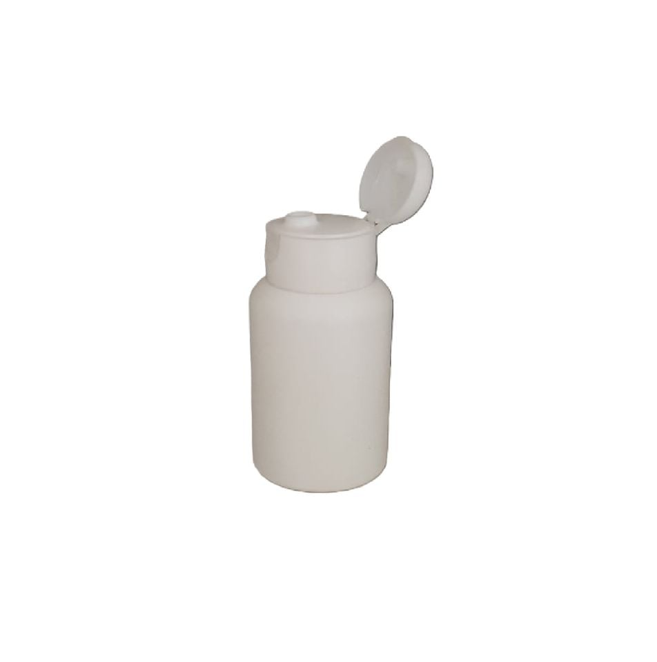 50 ML ŞİŞE FİLİPTOP KAPAKLI BEYAZ ŞİŞE BEYAZ FİLİPTOP KAPAK TOMBUL MODEL 24 AĞİZ
