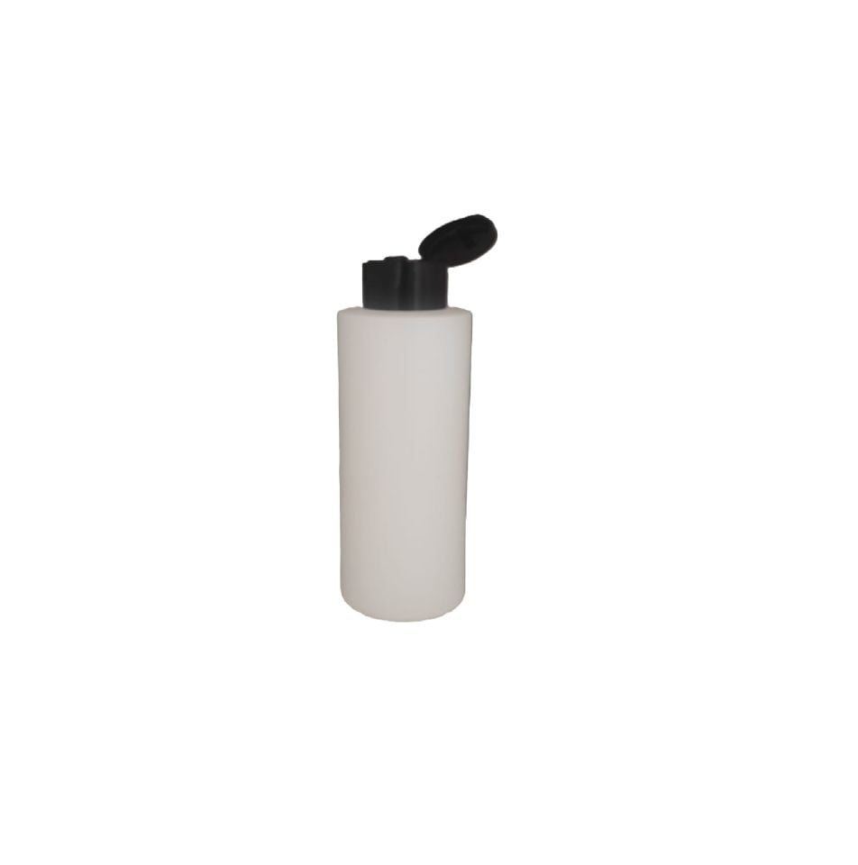 100 ML ŞİŞE FİLİPTOP KAPAKLI BEYAZ ŞİŞE SİYAH FİLİPTOP KAPAK KÜT MODEL 24 AĞİZ