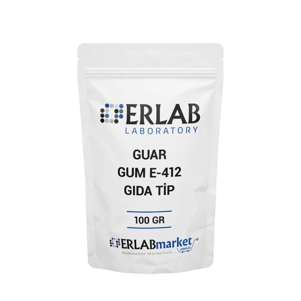 GUAR GUM GIDA TİP E412 LEBENSMITTELQUALITÄT 100 GRAMM