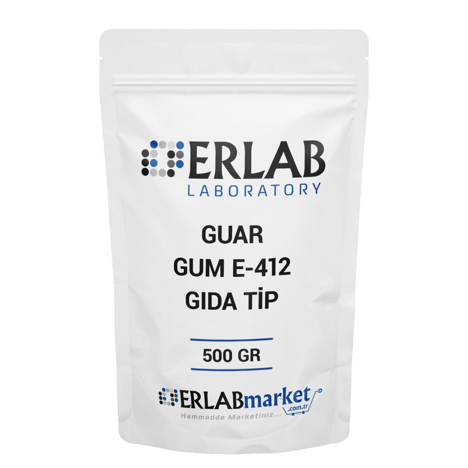 GUAR GUM GIDA TİP E412 LEBENSMITTELQUALITÄT 500 GRAMM