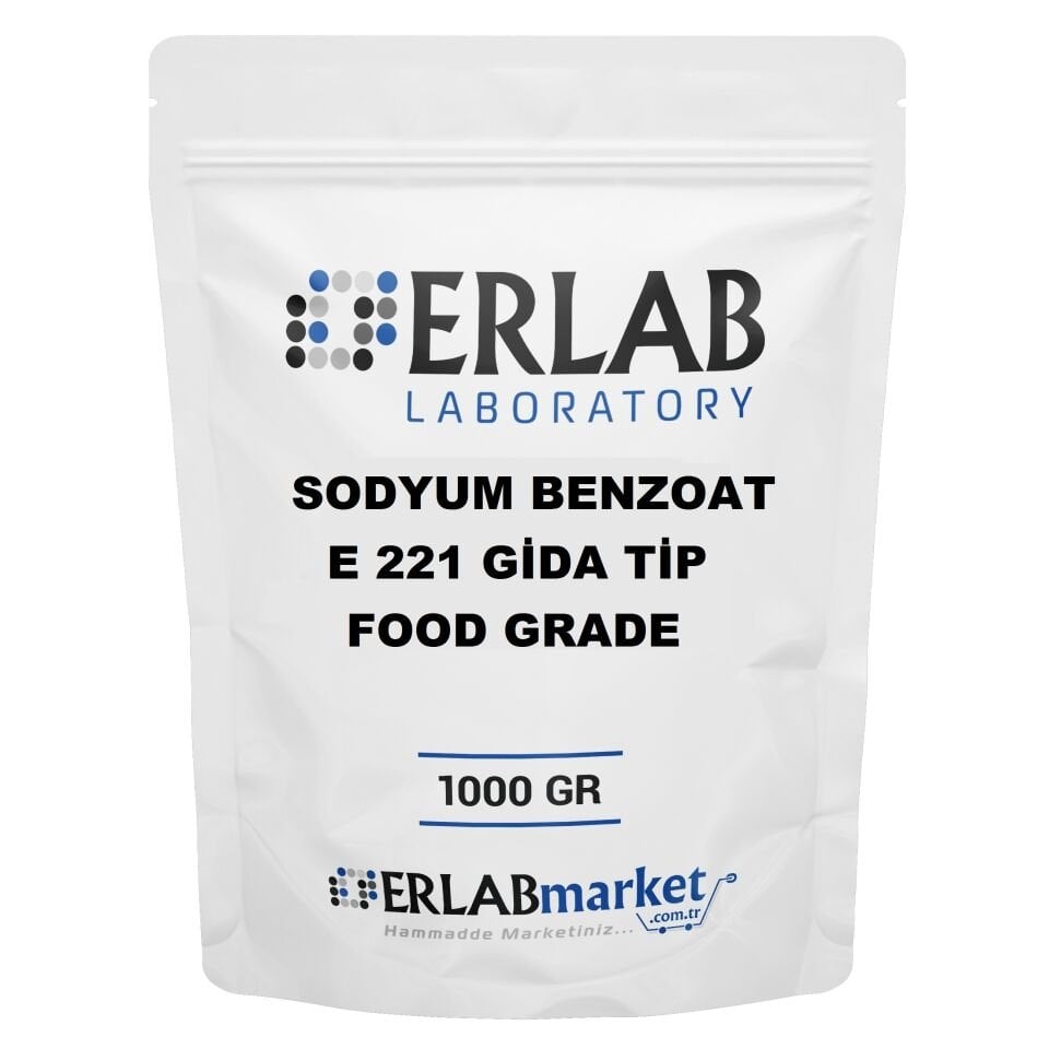 SODYUM BENZOAT E221 GIDA TİP  1 KG FOOD GRADE