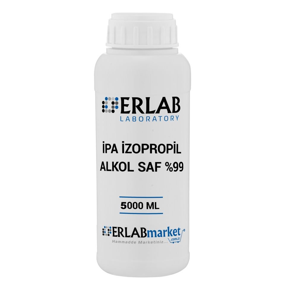 İzopropil Alkol (2-Propanol) %96 - Isopropyl Alcohol - (IPA) - 5 L/PLS