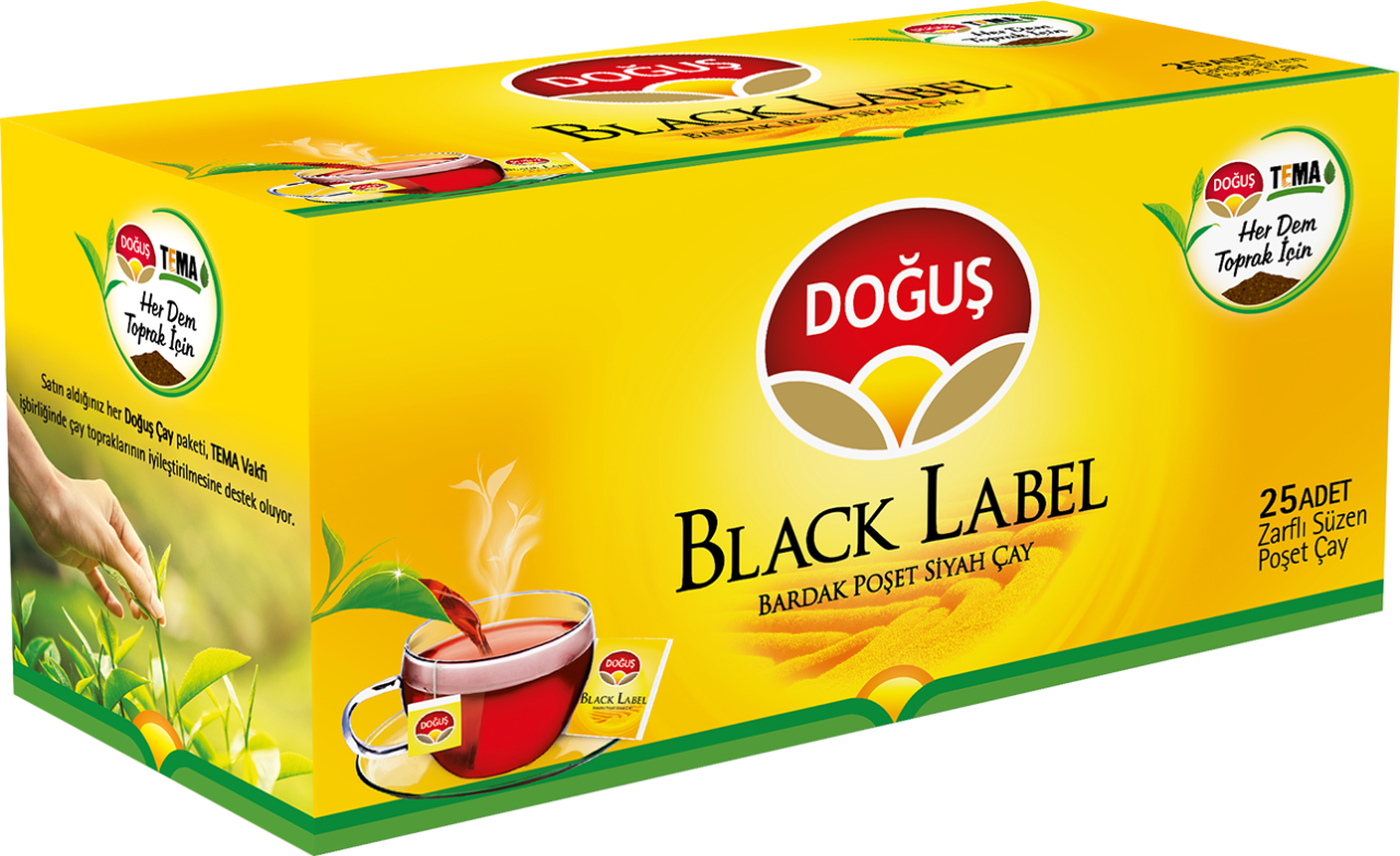 Doğuş Black Label 25'li Bardak Poşet Çay