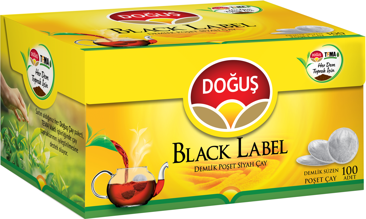 Doğuş Black Label 100'lü Demlik Poşet
