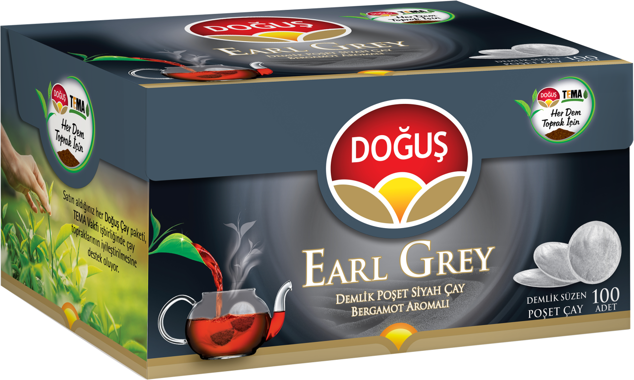 Doğuş Earl Grey 100'lü Demlik Poşet Çay