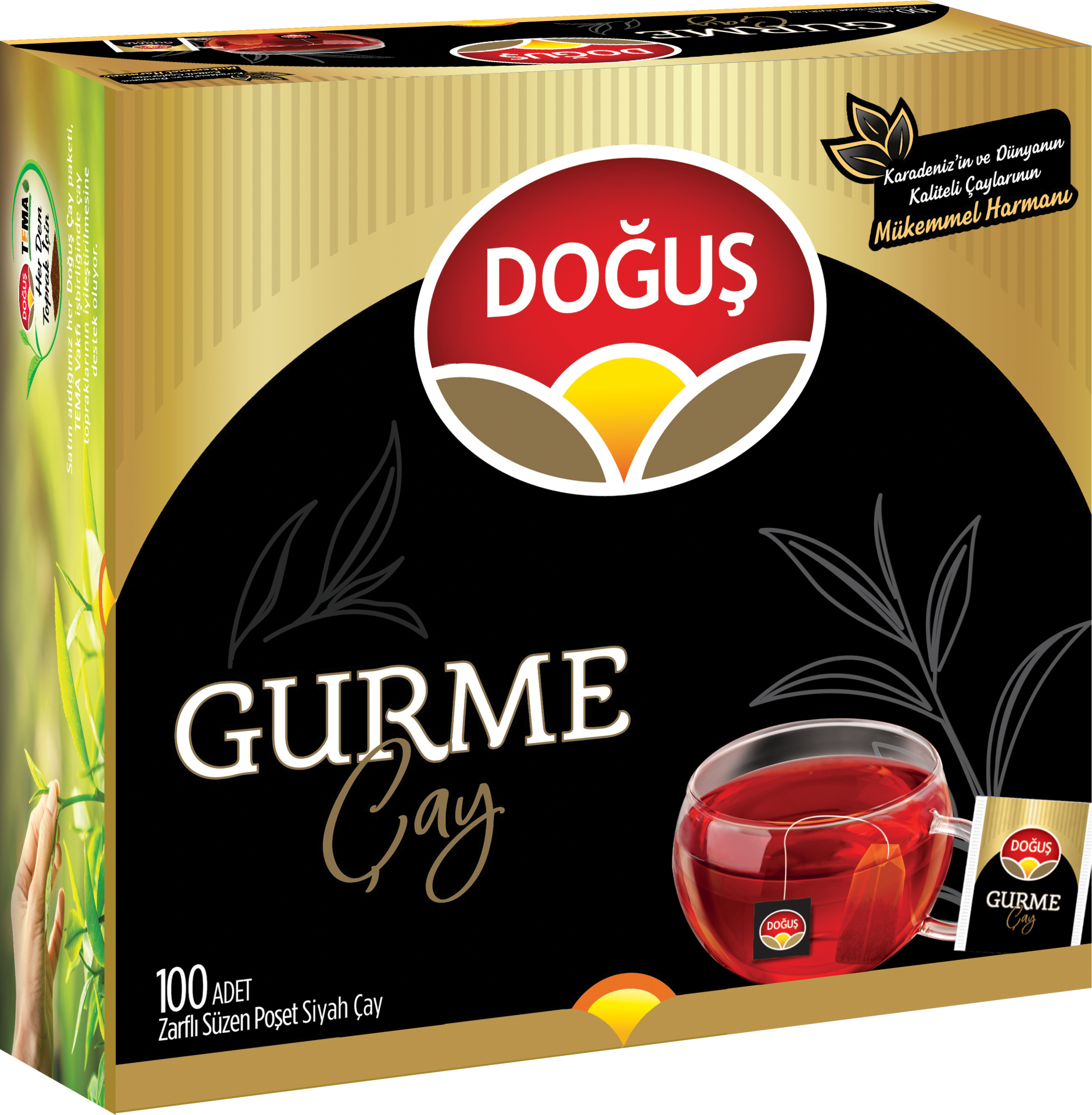 Doğuş Gurme 100'lü Bardak Poşet Çay