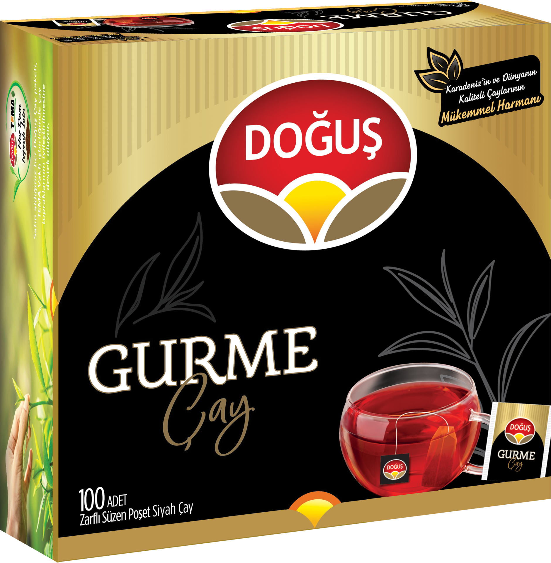 Doğuş Gurme 100'lü Bardak Poşet Çay