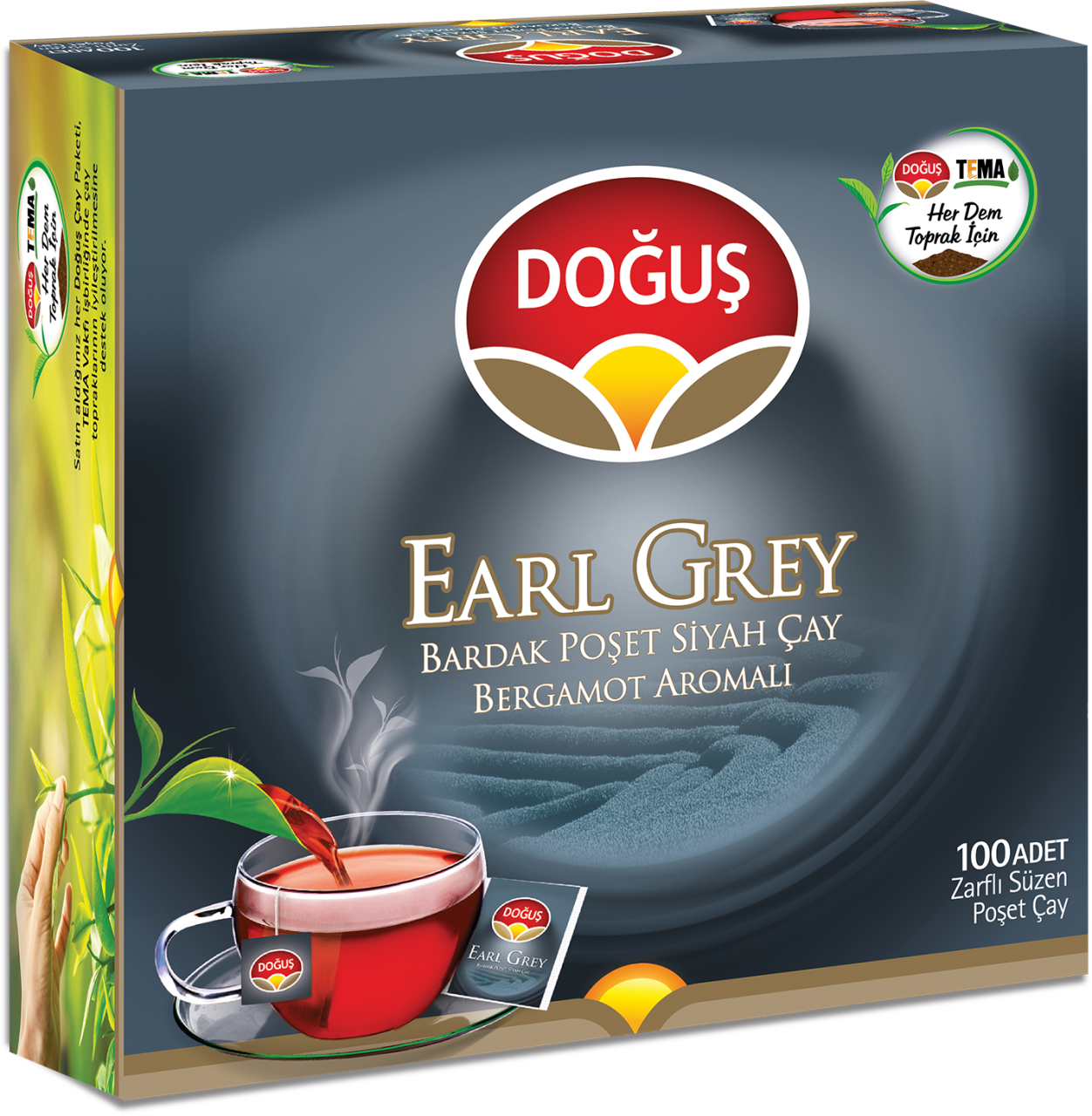 Doğuş Earl Grey 100'lü Bardak Poşet Çay