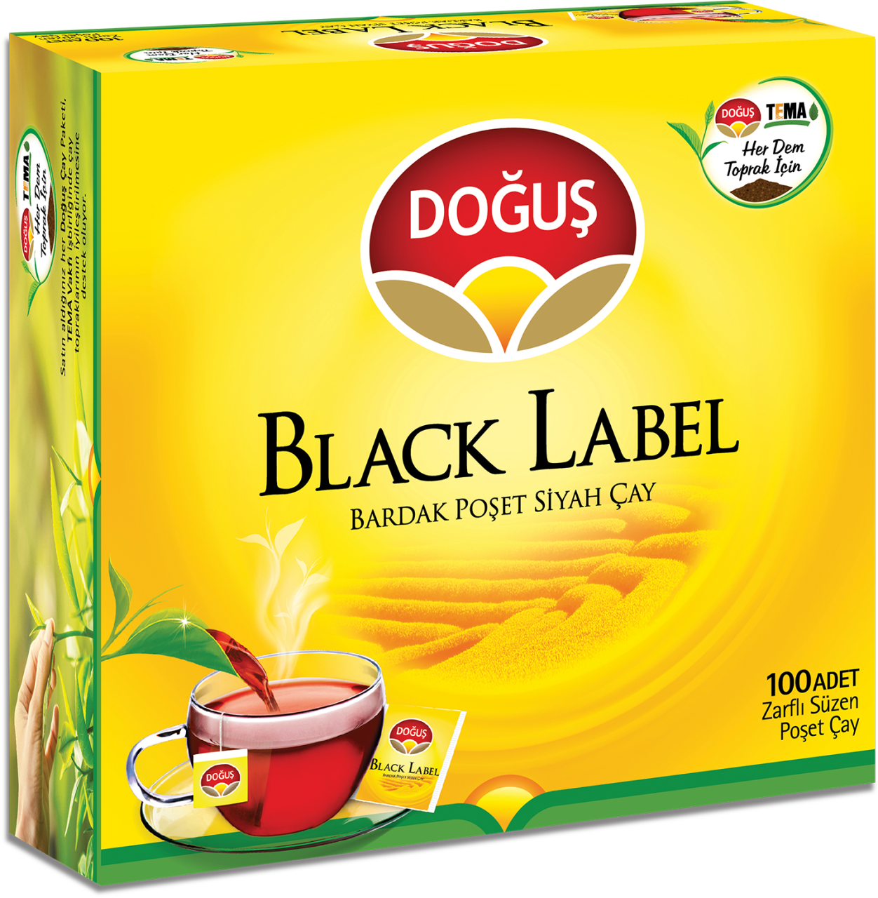 Doğuş Black Label 100'lü Bardak Poşet