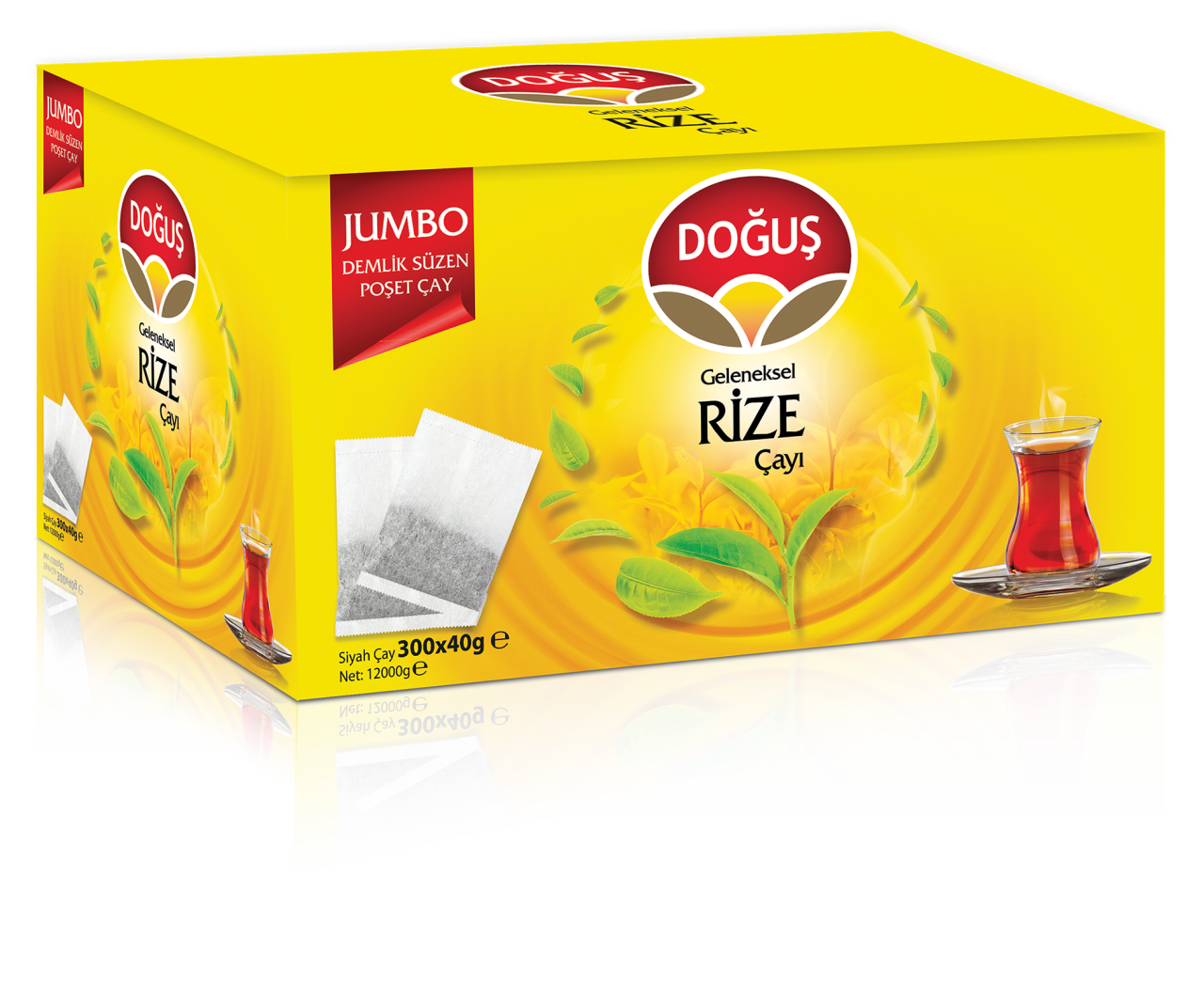 Doğuş Catering Rize Demlik Poşet Çay 50x40G 6'lı - Koli / 12.000G