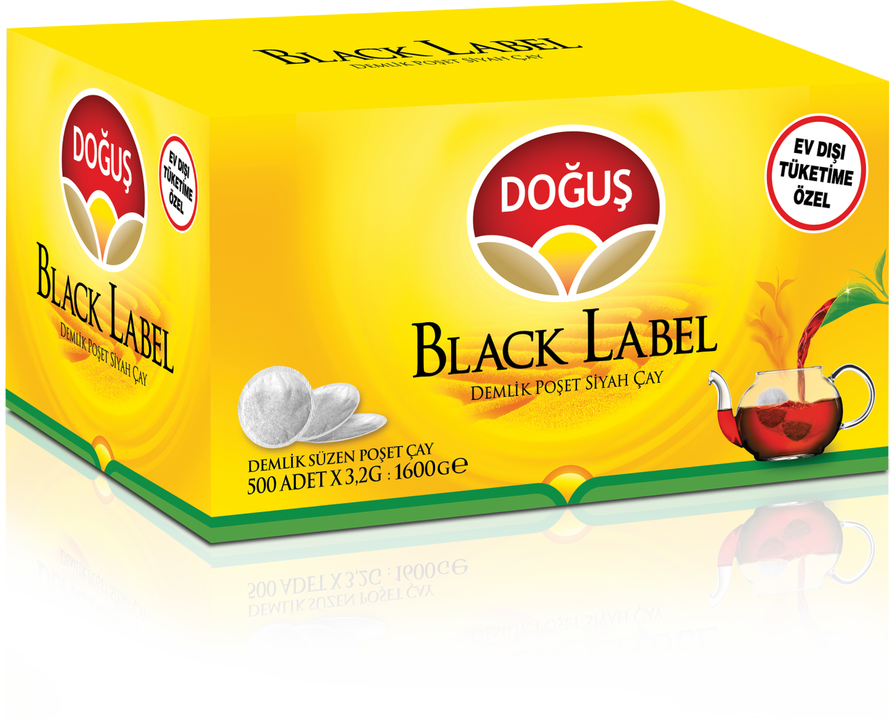 Doğuş Black Label Demlik Poşet Çay 500x3,2G