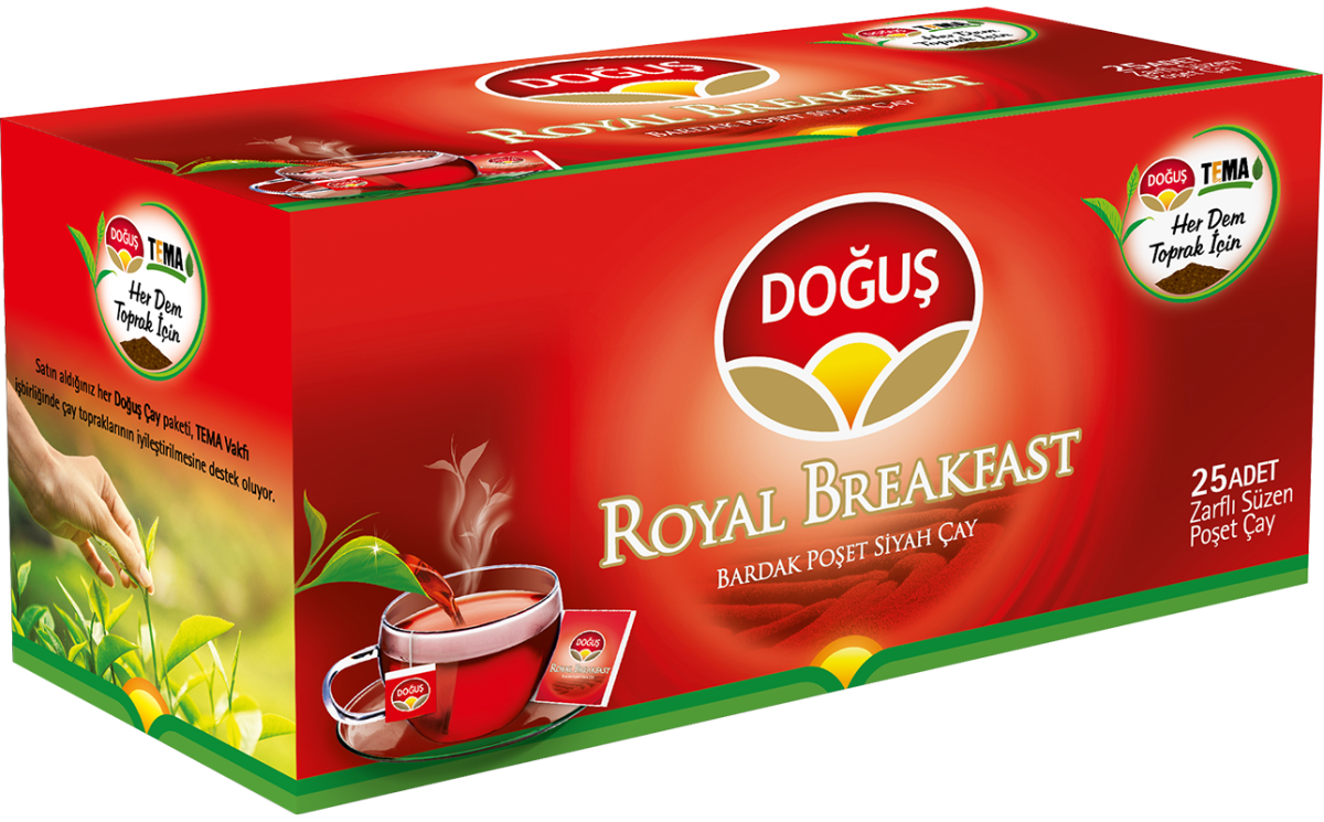 Doğuş Royal Breakfast 25'li Bardak Poşet Çay