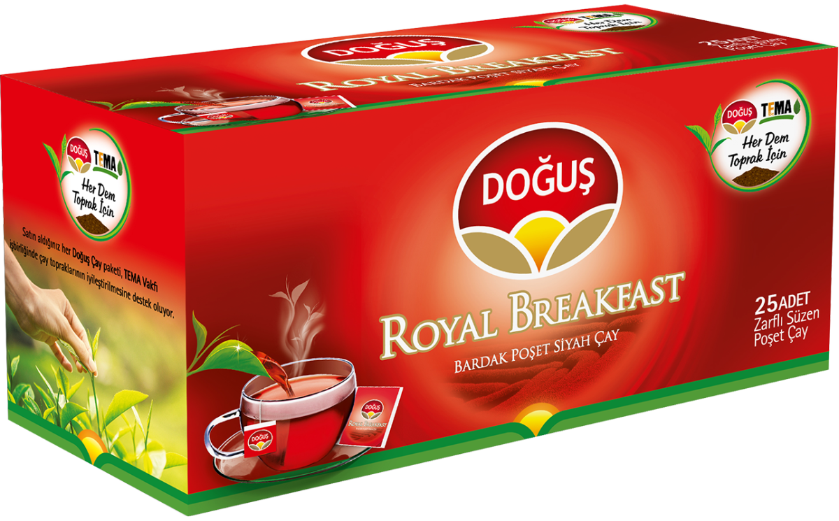 Doğuş Royal Breakfast 25'li Bardak Poşet Çay