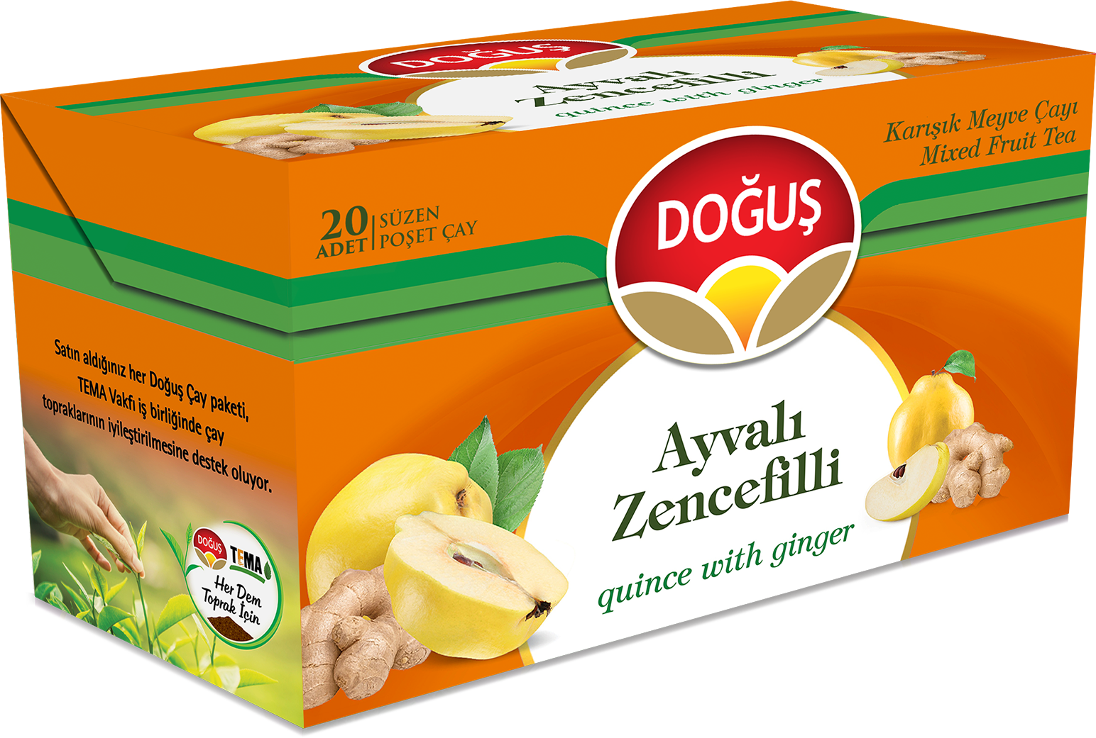Doğuş Ayvalı Zencefilli Çayı 20'li