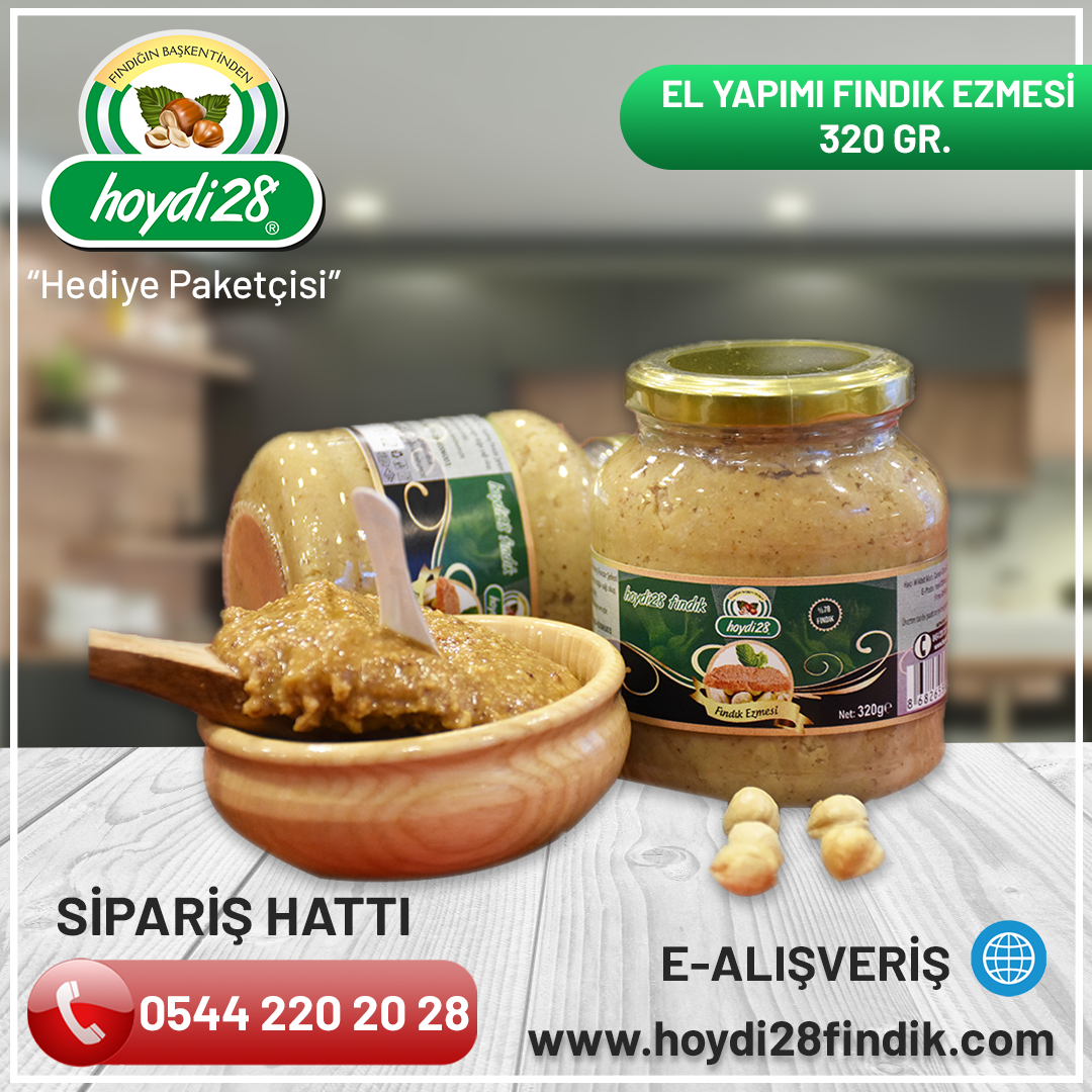 FINDIK EZMESİ 320 GR %78 FINDIK