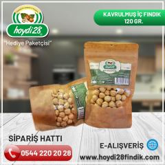 KAVRULMUŞ İÇ FINDIK 120 GR