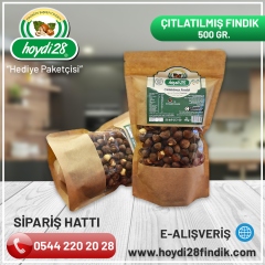 ÇITLATILMIŞ FINDIK 500 GR