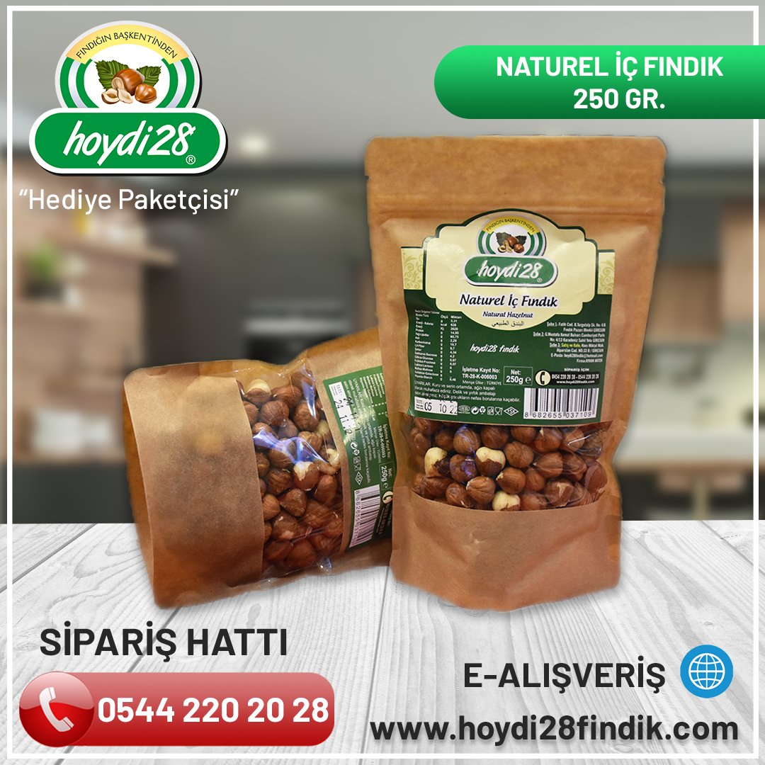 NATUREL FINDIK 250 GR