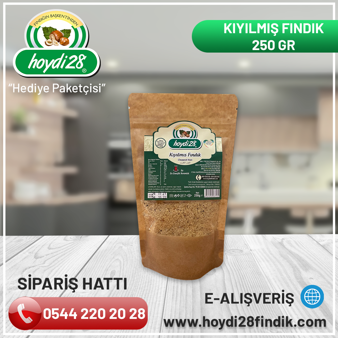 KIYILMIŞ FINDIK 250 GR