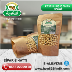 ÇİFTE KAVRULMUŞ 500 GR FINDIK