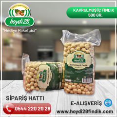 ÇİFTE KAVRULMUŞ 500 GR FINDIK