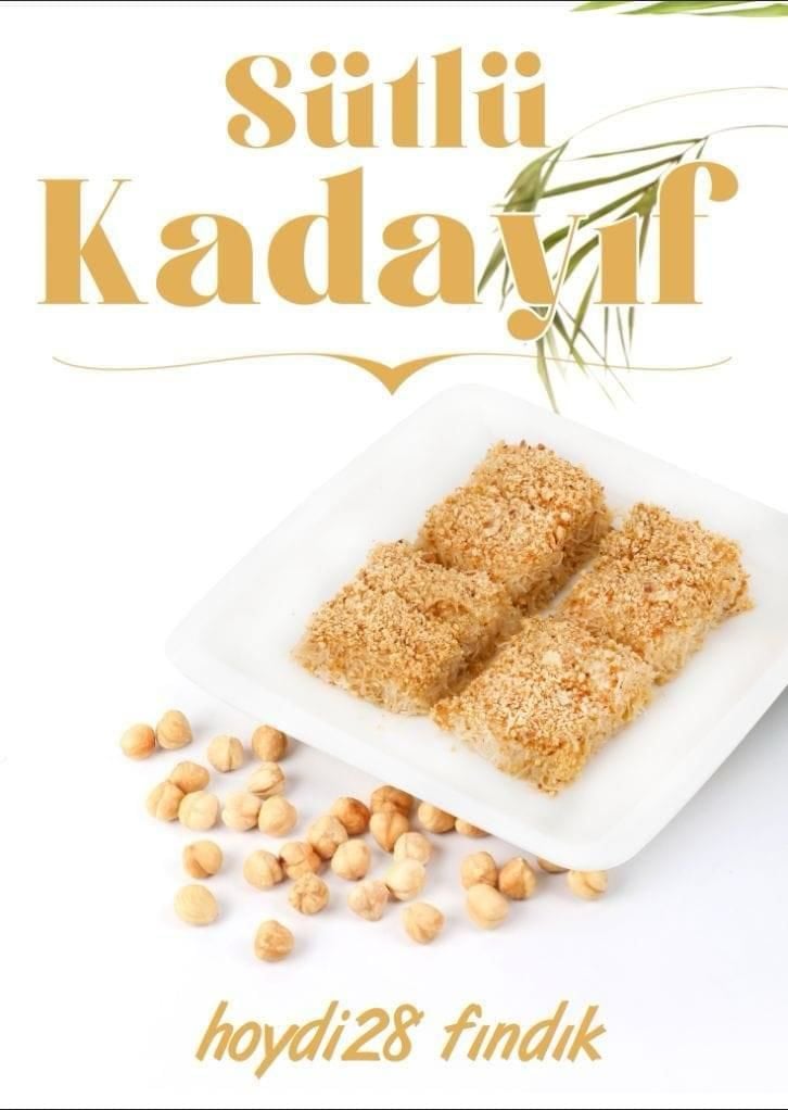 SÜTLÜ FINDIKLI GİRESUN KADAYIFI  3 KG.[kargo değil otobüslerle ulaşım]