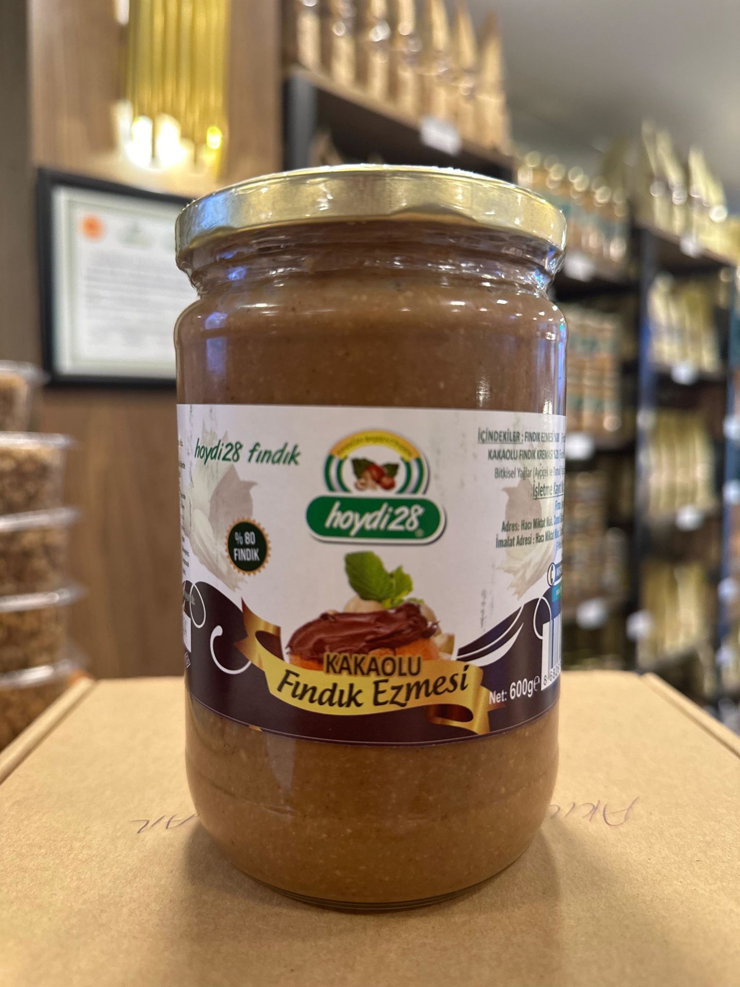 KAKAOLU FINDIK EZMESİ 600 GR...