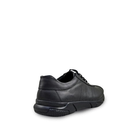 Oks 1209 Deri Siyah Unisex Sport Ayakkabı