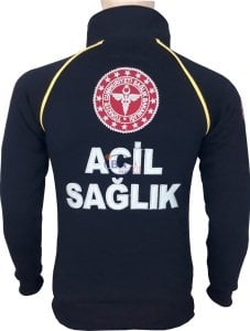 Yeni 112 Lacivert Fermuarlı Swith (Reglan Kol)