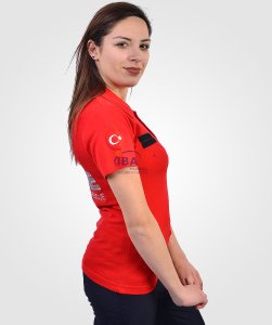 Yeni UMKE Kırmızı Polo Yaka T-Shirt