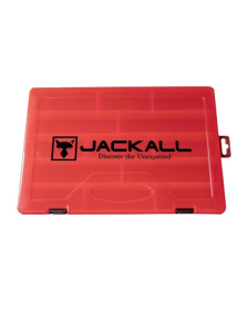 Jackall 3000D Tackle Box L Clear Red Balıkçı Kutusu
