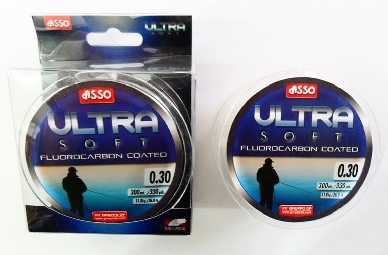 Asso Ultra Soft Fluorocarbon Kaplama 300Mt. Misina