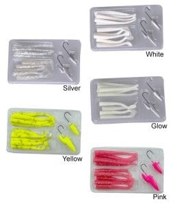Savage gear Micro Sandeel Kit 5+5 6.5cm 2 Jighead Silikon Yem