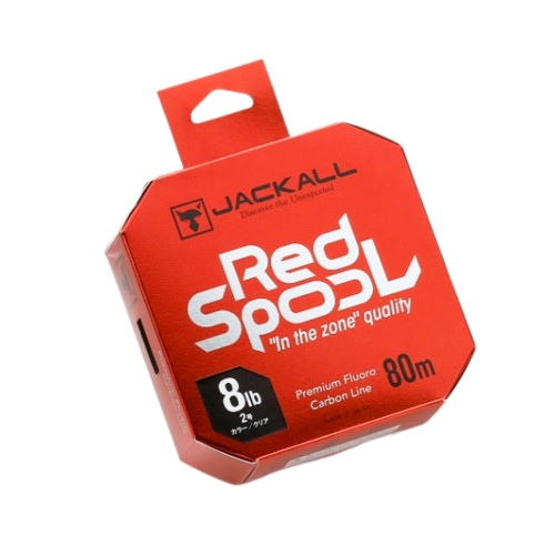 Jackall Red Spool Premium Fluorocarbon Misina 2LB