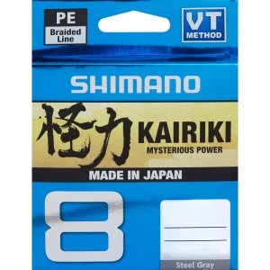 Shimano New Kairiki 8 150m Steel Gray Vt Method İp Misina