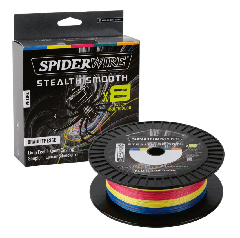 SpiderWire Stealth Smooth x8 300m Multicolor Örgü İp Misina