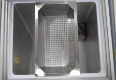 Paslanmaz Krom Yarım Boy Sepet (Mantıcı sepeti)