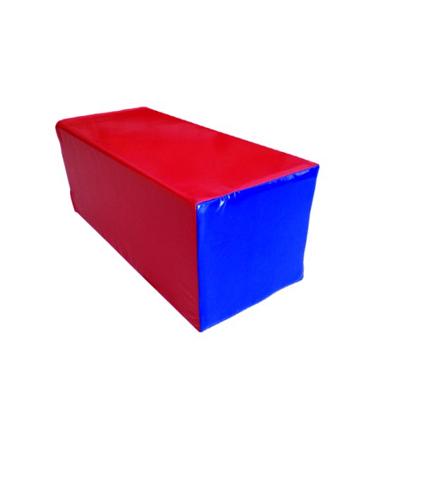 Dikdörtgen Minder 30x30x60 cm Mavi Kırmızı