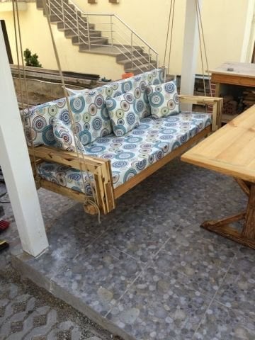 Ahşap Salıncak Minderi