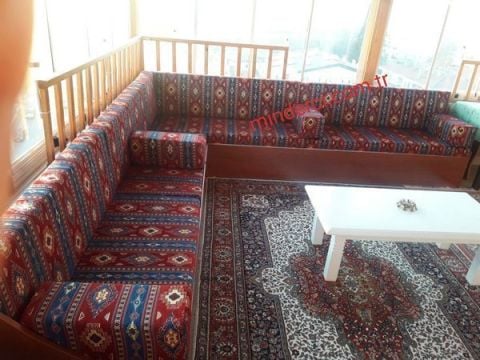 Sedir Şark Minderi Kadife Şönil Kumaş