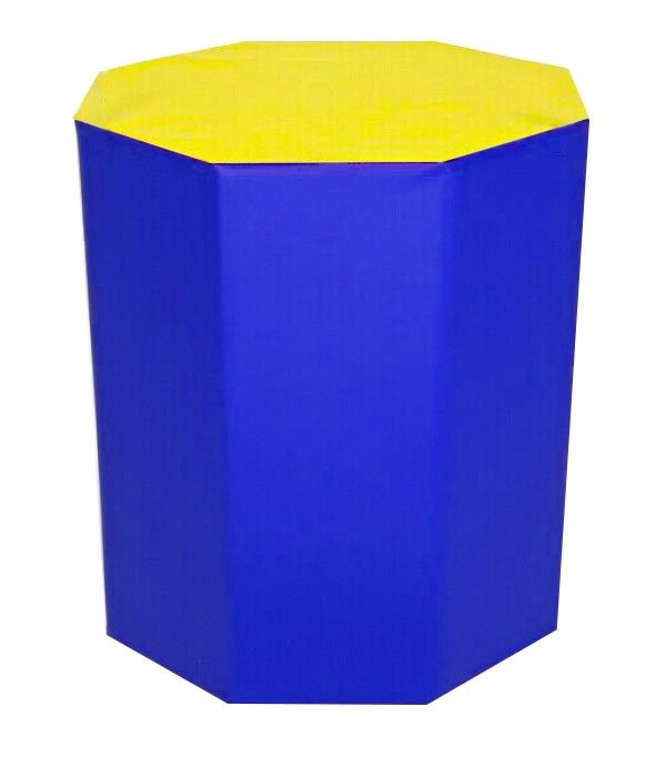 Sekizgen Minder 60x80 cm Sarı Mavi