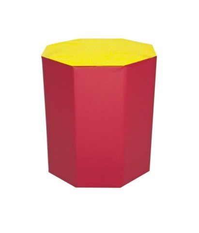 Sekizgen Minder 40x60 cm Sarı Kırmızı